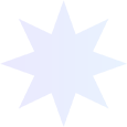 Blue starburst icon representing highlight features or special offers in ERP software.