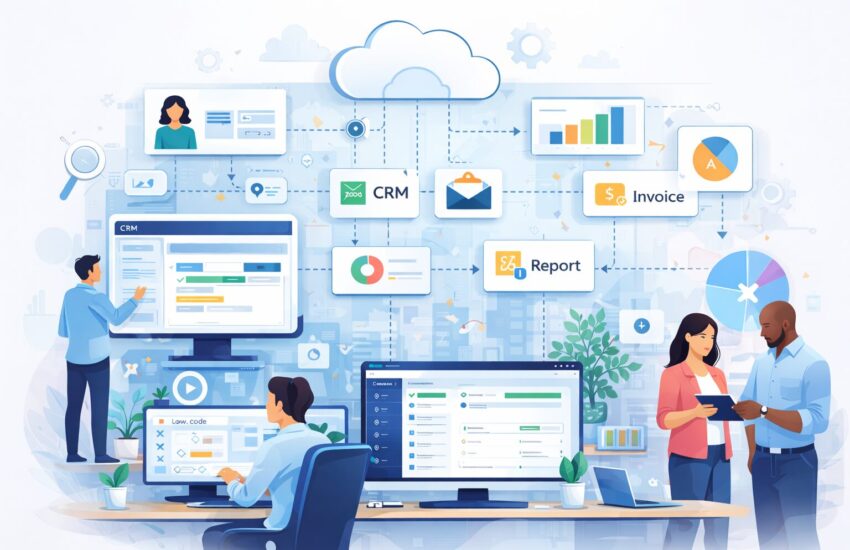 How Zoho Development Services Enable End-to-End Business Automation