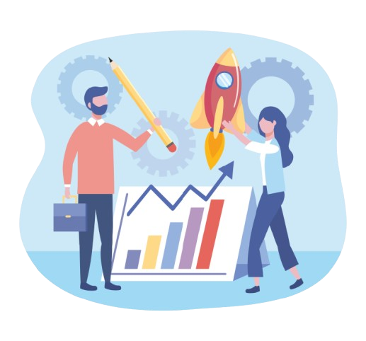ERPOcean zoho training services illustration showing Zoho CRM training and business software training improving system adoption and team performance